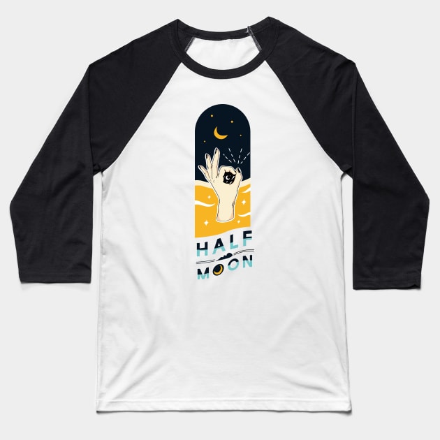 Half Moon Baseball T-Shirt by M2M